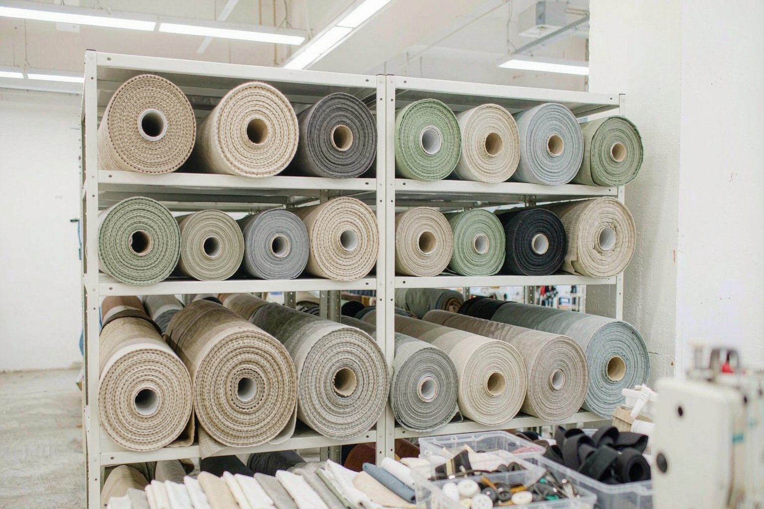 Yarn store and lot control